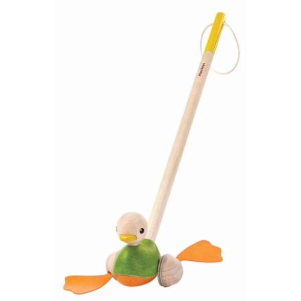 Push Along Wooden Duck