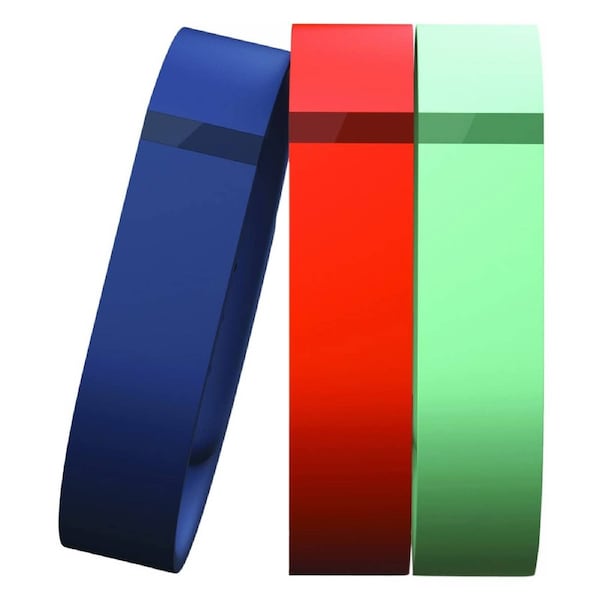 Fitbit Flex Wrist Band Large FB401BTNT - Navy, Teal and Tangerine Blue