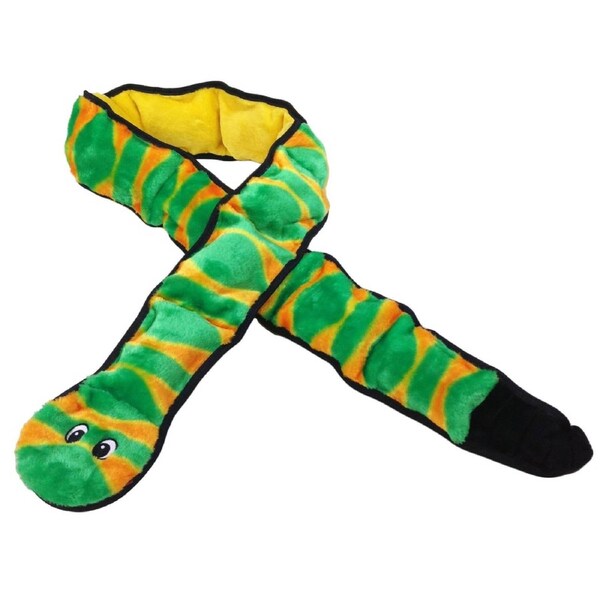 Invincibles Snake Ginormous Dog Toy (Ginormous) - 12 Squeaker