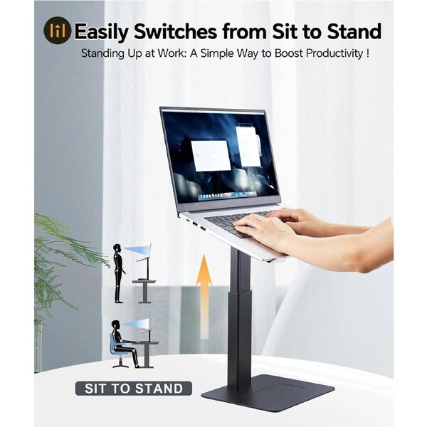 Adjustable Laptop Stand for Desk - Fits 13"-16.5" Notebooks