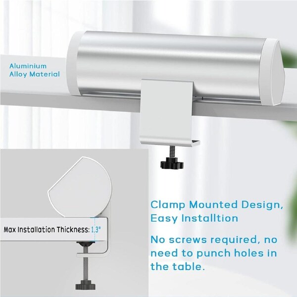Aluminum Desk Power Strip with USB-C and 3 Outlets