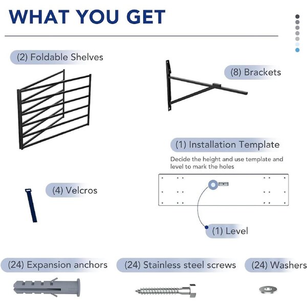 Heavy Duty 2x6 Ft Garage Storage Shelving 1600lbs 2-Pack