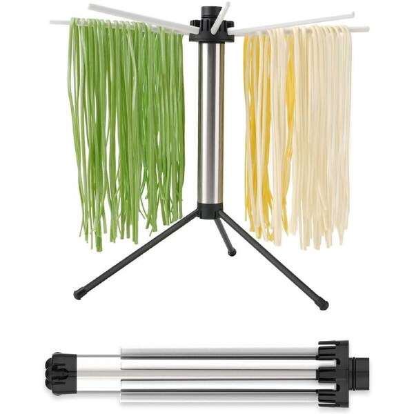 Stainless Steel Pasta Dryer: Foldable, Easy Clean, Quick Assembly