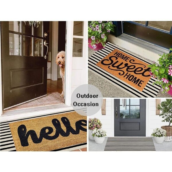 Large Washable Front Door Mat for Outdoor Entrance 90x150 cm