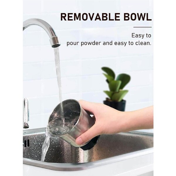 Electric Coffee Grinder with Removable Cup for Beans, Spices, Herbs