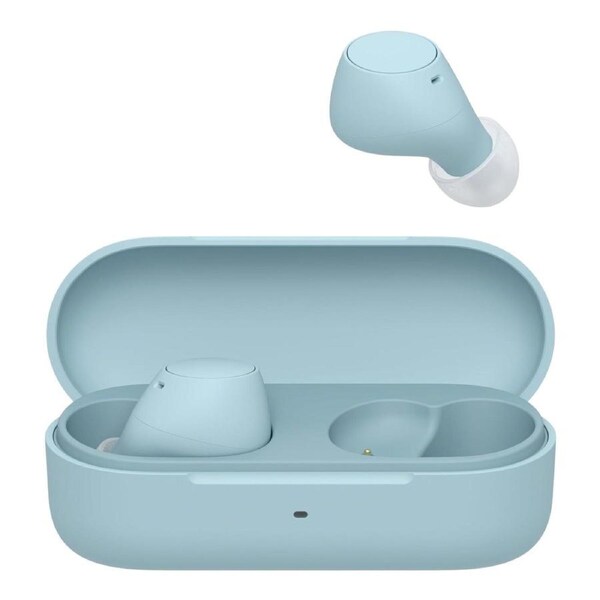 Sony WF-C510B True Wireless Earbuds Blue Mic Bluetooth Charging Case Compact