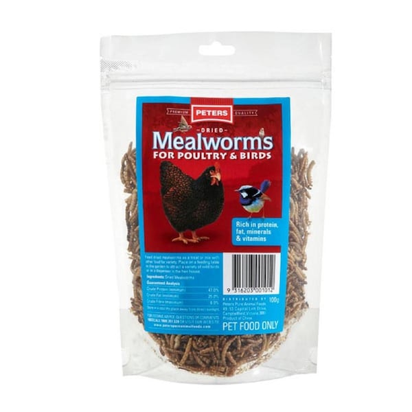Dried Mealworms - 100g