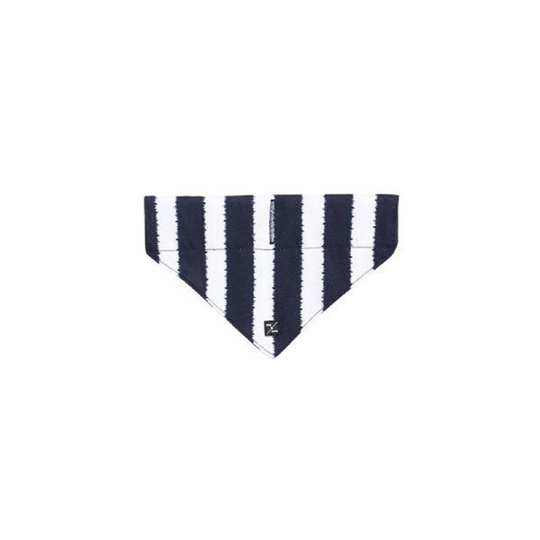 Dog Bandana (Navy Hampton Stripe) - Large