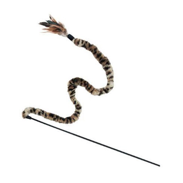 Swizzle Bird Cat Toy, Brown/Black