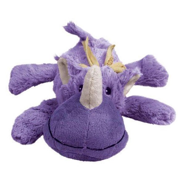 Cozie Rosie the Rhino, Medium Dog Toy, Purple