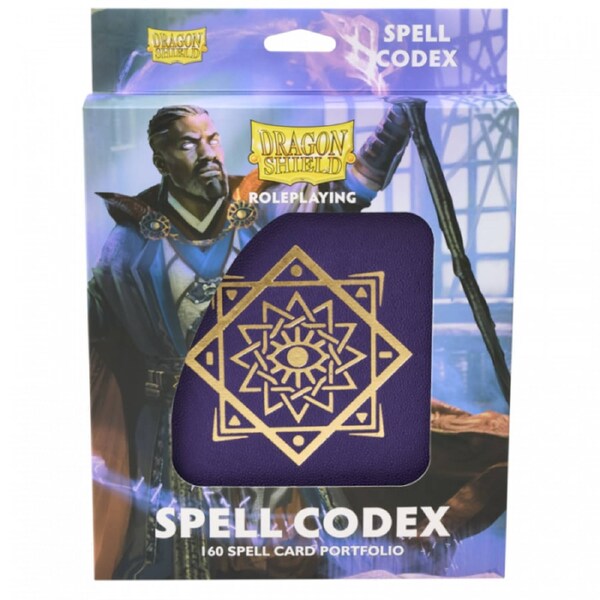 Dragon Shield - Roleplaying Spell Codex Arcane Purple