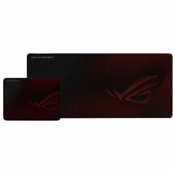ROG Scabbard II Arctic Gray XXL is extended gaming mouse pad with protective nano coating for a water- oil-and dust-repellent surface