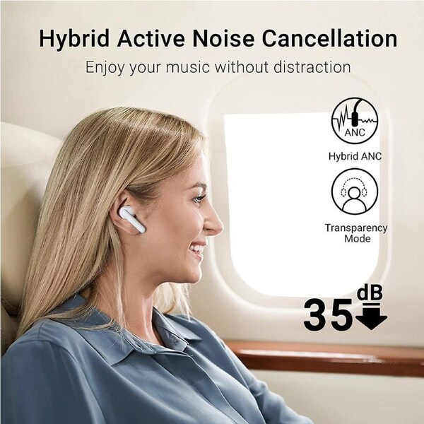 TCL MOVEAUDIO S600 Wireless Earbuds TW30-3BLCEU4 - White White