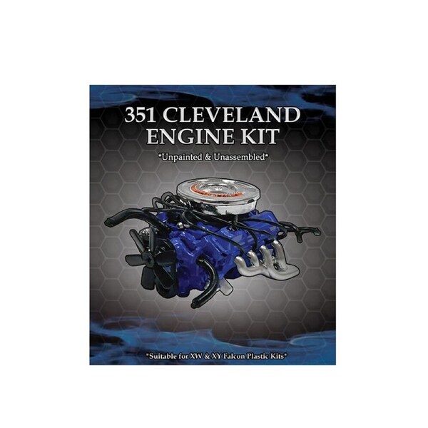 DDA 1:24 Scale Ford XW/XY Falcon 351 Cleveland Engine Plastic Accessory Kit