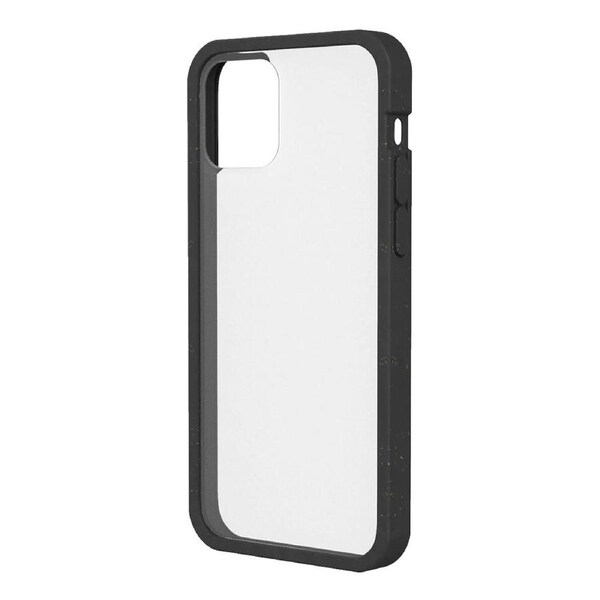 Pela Compostable Eco-Friendly Clear Case for iPhone 12 Pro Max - Clear Black Black