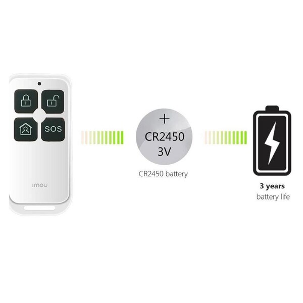 Imou Remote Control for Alarm Station ARA23-SW - White White
