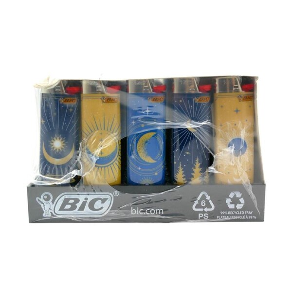 50x BIC Maxi Moon Night Lighters – Special Edition Pocket Lighters