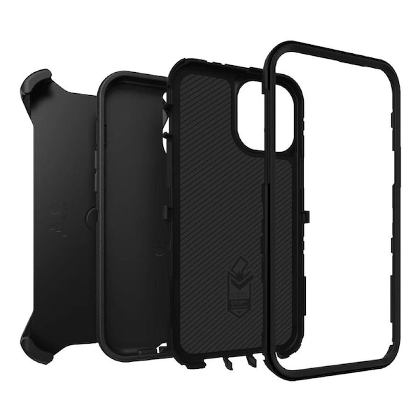 OtterBox Defender Case for iPhone 12 Pro Max - Black Black