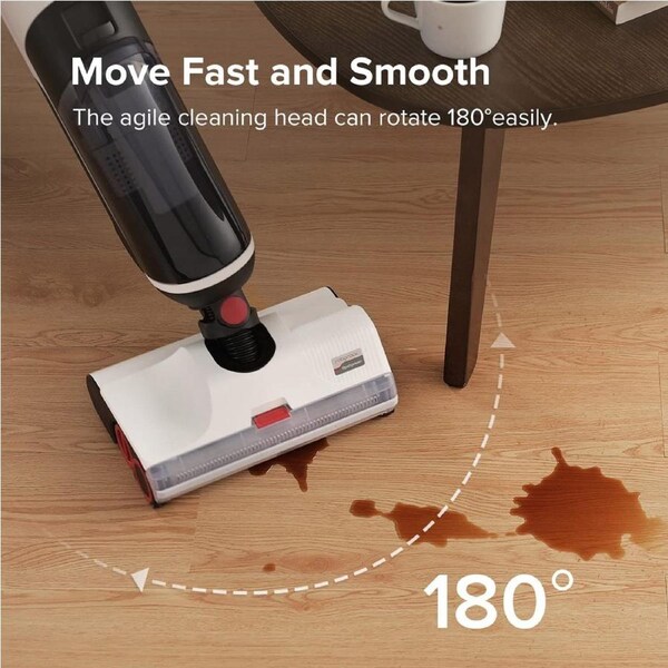 Roborock Dyad Wet/Dry Cordless Vacuum - White White