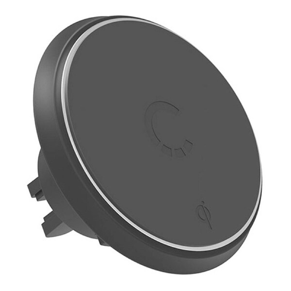 Cygnett MagMount Qi 7.5W Wireless Car Charger and Mount - Black Black