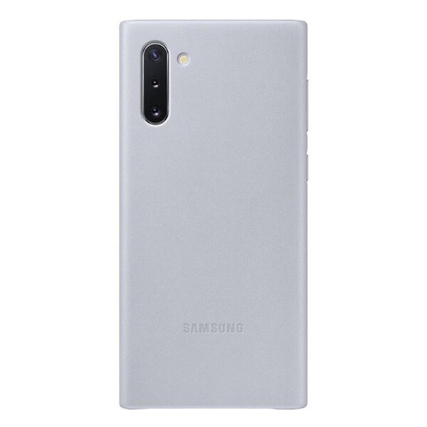 Samsung Galaxy Note 10 Leather Back Cover - Grey Grey