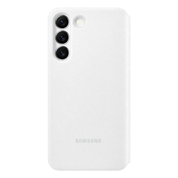Samsung Galaxy S22+ Plus Smart Clear View Cover EF-ZS906CWEGWW - White White