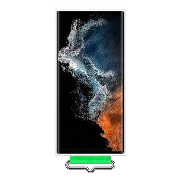 Samsung Galaxy A73 5G Silicone Cover with Strap EF-GA736TWEGWW - White White