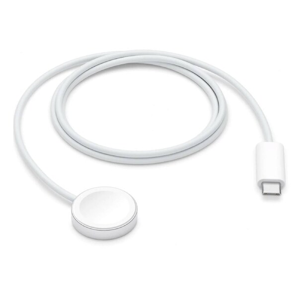Apple Watch Magnetic Fast Charger - 1m USB-C Cable (Retail Pack) White
