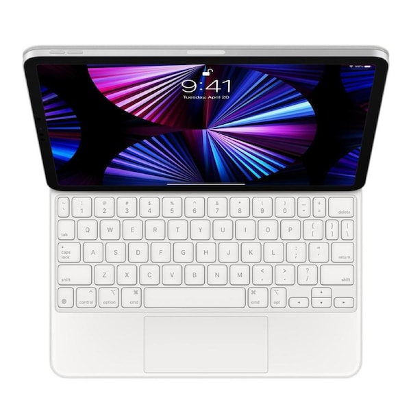 Apple Magic Keyboard for iPad Pro 11" and iPad Air 5th/4th Gen MJQJ3ZA/A - White White