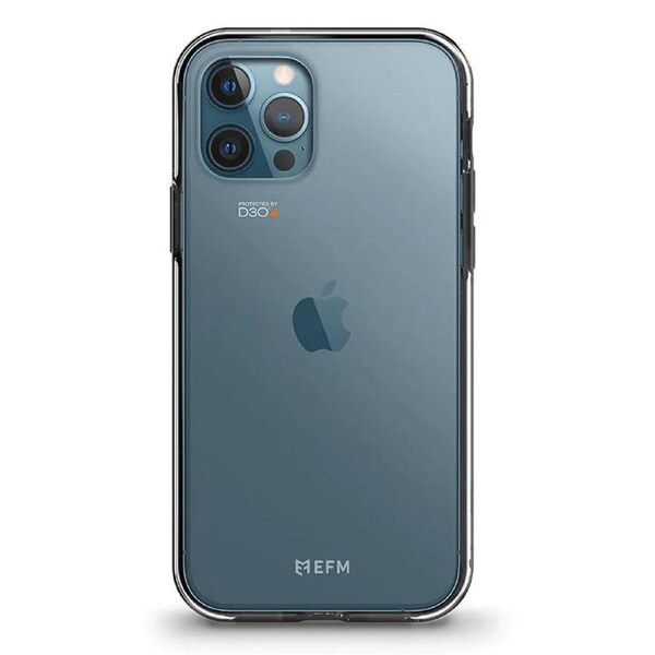 EFM Aspen 5G Case with D30 for iPhone 12 Pro Max - Clear/Slate Black