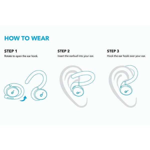 Soundcore Sport X10 Workout Earbuds - White White