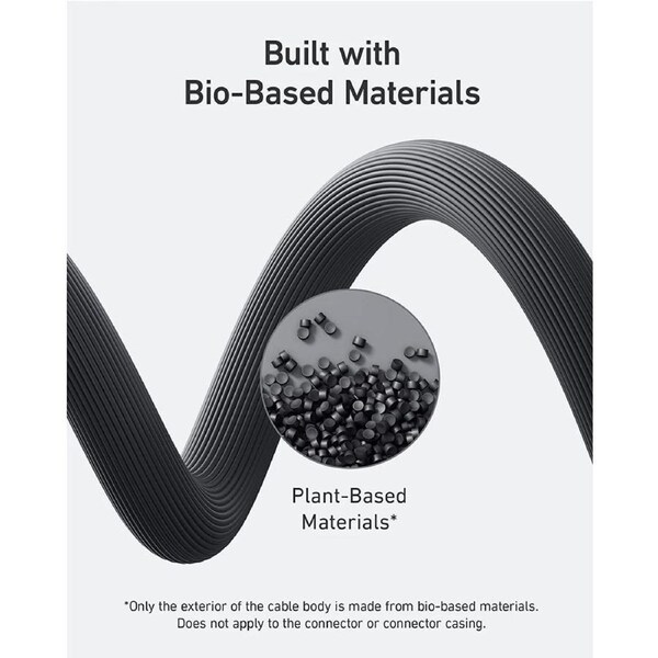 Anker 543 USB-C to USB-C Cable (Bio-Based 3ft) - Black Black