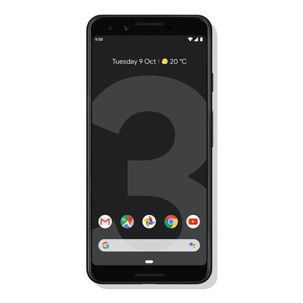 Google Pixel 3 (5.5", 12.2 MP, Global Variant) Black / 64GB