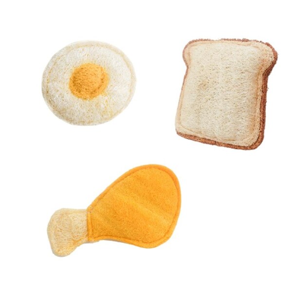 Cat Chew Toys 3PCS Soft Biting Toys Teeth Grinding Set For Kitten Training