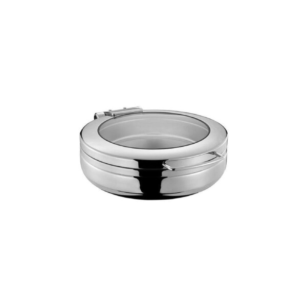 Chef Inox Induction Chafer Large Round with Glass Lid