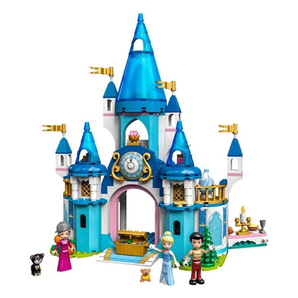 LEGO Disney Cinderella and Prince Charming's Castle (43206) Black