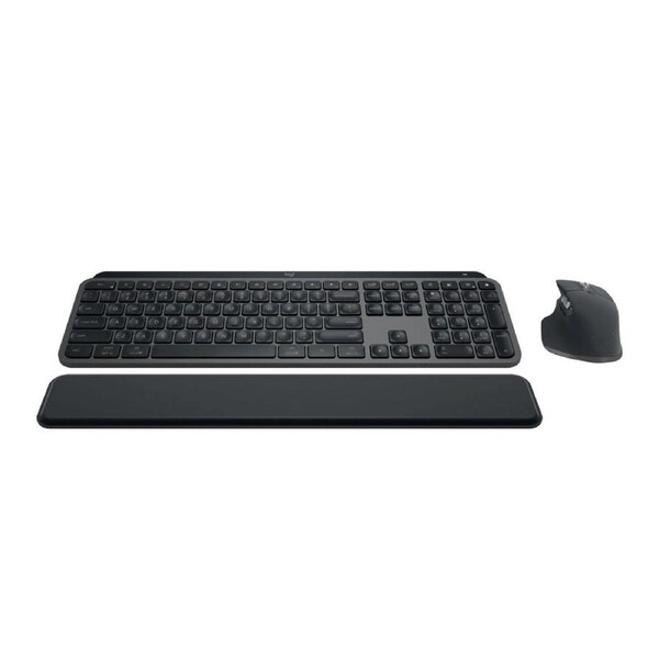 Logitech MX Keys S Bluetooth Keyboard and Mouse Combo - Graphite Black