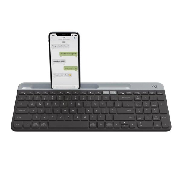Logitech K580 Slim Multi-Device Wireless Keyboard - Graphite Black