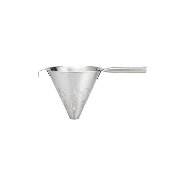Chef Inox Conical Strainer Pipe Handle Heavy Duty Stainless Steel 240mm
