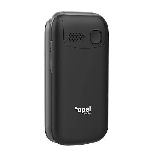 Opel Mobile 4G TouchFlip (2.8", Big Button, Flip Phone) - Black Black