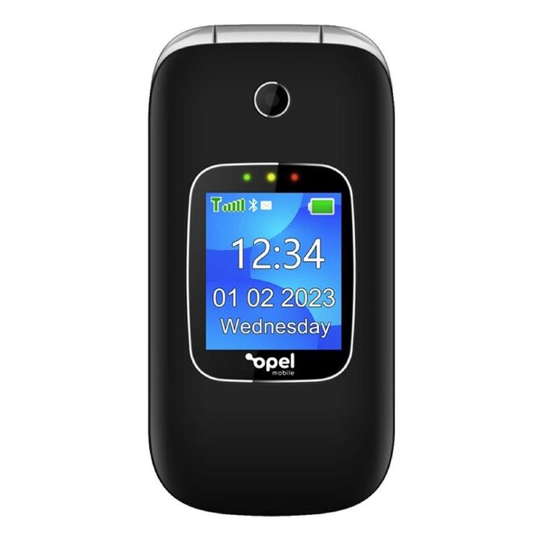 Opel FlipPhone 6 (2.4'', Keypad) - Black Black