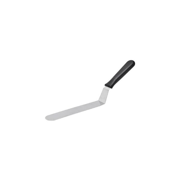 Chef Inox Spatula/Pallet Knife Cranked 215x40x390mm Black Handle