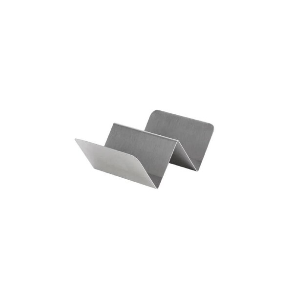 Chef Inox Coney Island 2 Comp Stainless Steel Taco Holder/Stand 240x60x50mm