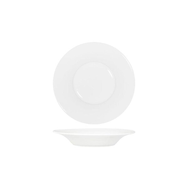 Tablekraft Core White Pasta Plate Angled Flare Rim 260x43mm (Box of 3)