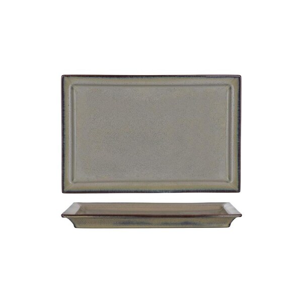 Tablekraft Artistica Canvas Rectangular Plate With Rim 310x205mm (Box of 6)