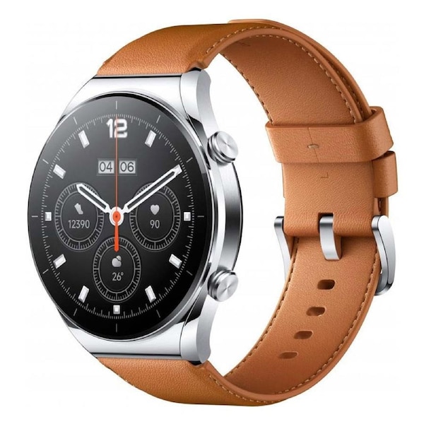 Xiaomi Mi Watch S1(Heart Rate Monitoring, Good Battery life, Waterproof, GPS) Silver