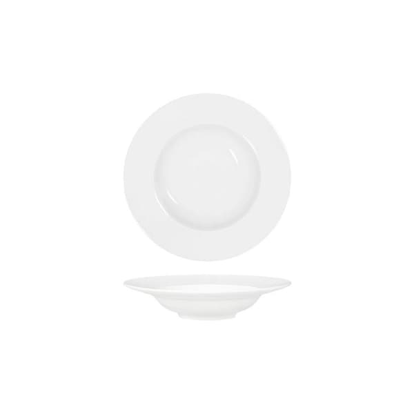Tablekraft Core White Pasta Plate Wide Rim 225x48mm (Box of 4)