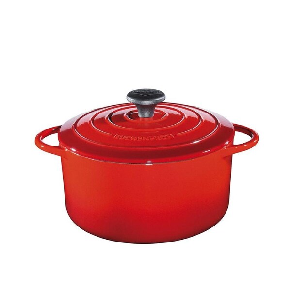 Kuchenprofi Provence Stewing Pot Round French Oven with Lid 24cm Red