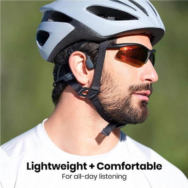 Shokz OpenRun Mini Bluetooth Open-Ear Endurance Headphones - Black Black