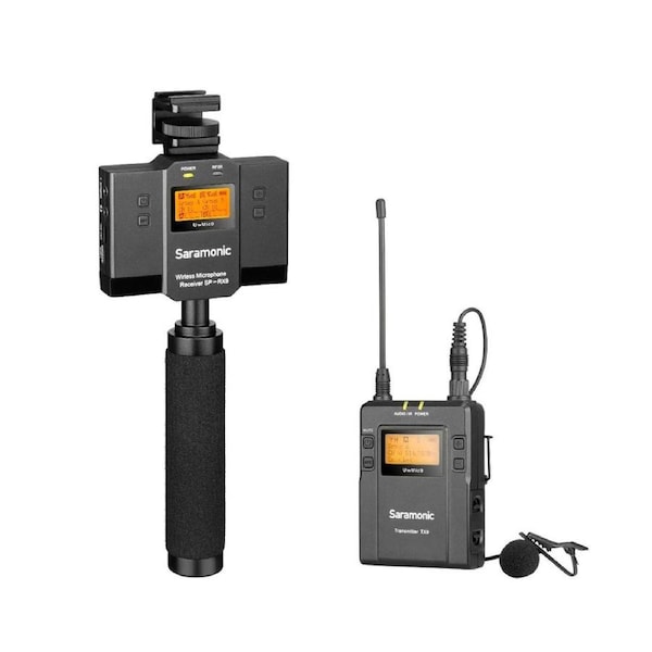 Saramonic UwMic9 Kit12 UHF Wireless Lavalier Microphone System SPRX9+TX9 (AU Version) Black